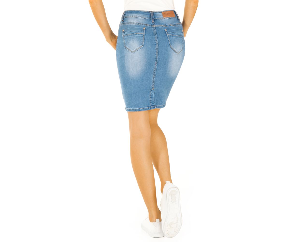 Be Styled Jeansrock Bleistiftrock Im High Waist Cut Aus Denim R16p