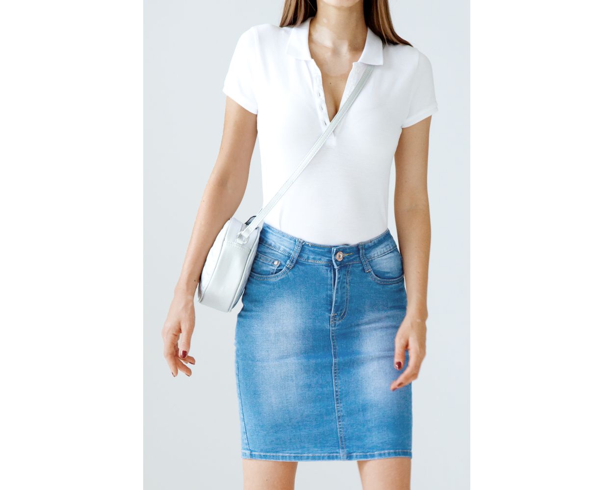 Be Styled Jeansrock Bleistiftrock Im High Waist Cut Aus Denim R16p